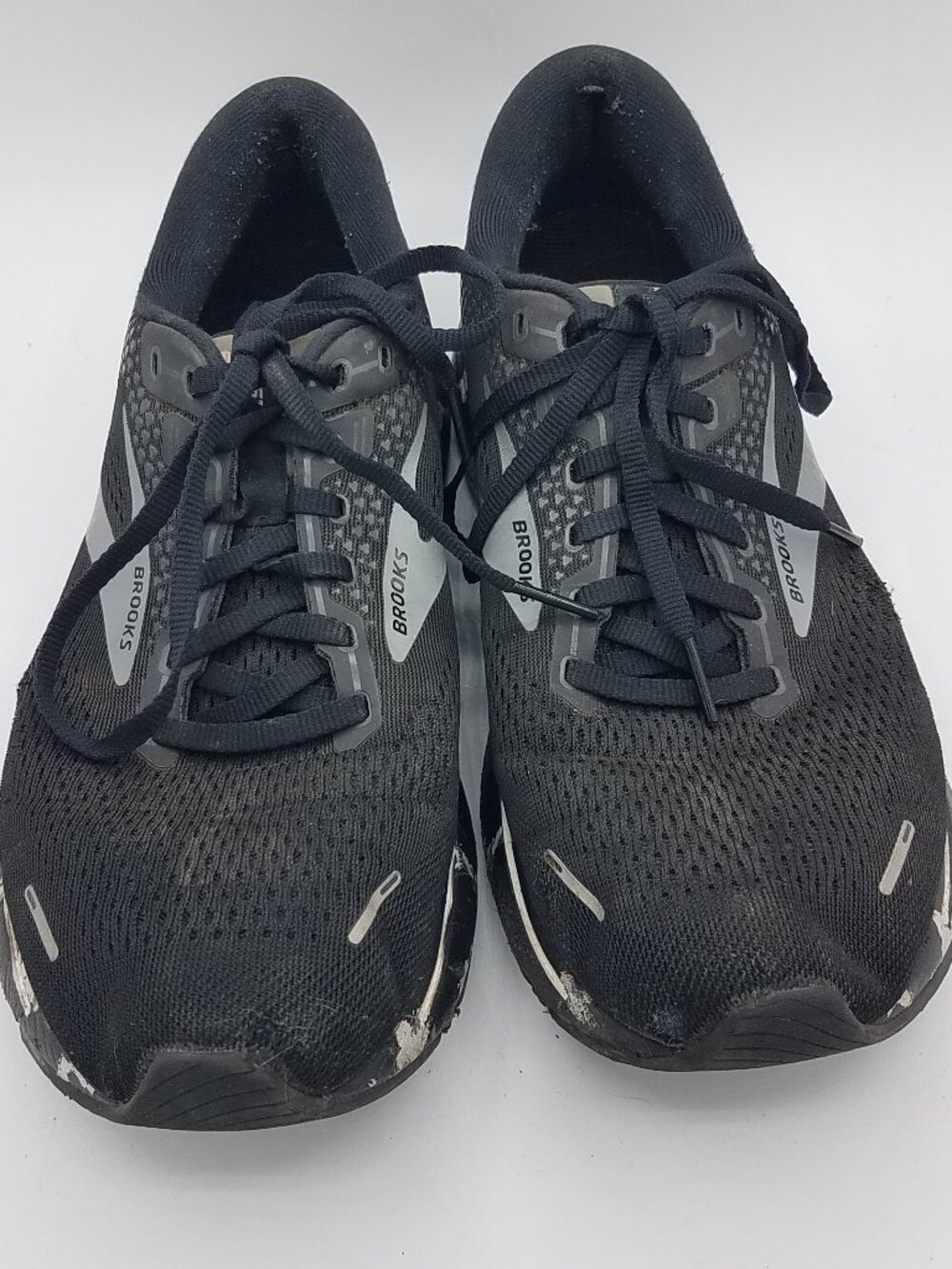 Brooks Ghost 14 Running Shoes Mens 11 D Black White Camo Sneakers 1103691D090
